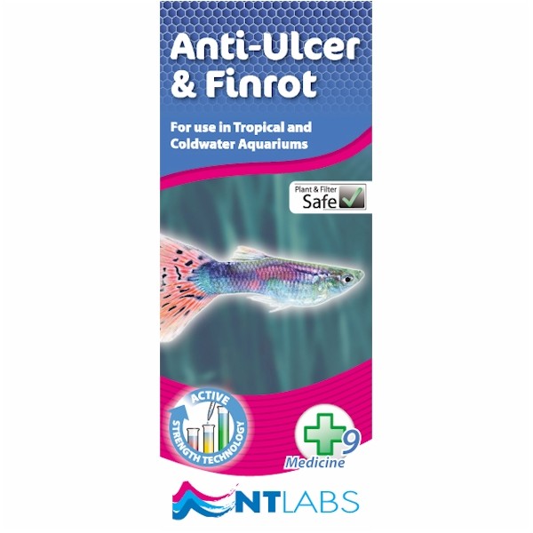 Nt Labs Ulcer & Finrot 100ml The WaterZoo Tropical fish marine